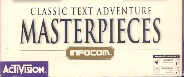 Cover of the Masterpieces of Infocom collection.